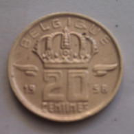 Belgique 20 Ct 1958 KM#146 Type B (FR) TB - 20 Cents