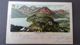 Illustrateur , Kunstlerkarte ,hohenschwangau , Montagne Humanisée  1898 Rare - Autres & Non Classés