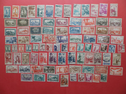 MAROC  AVANT INDEPENDANCE : COLLECTION D'ENVIRON 90 DIFFERENTS N ET O  TTB. VOIR PHOTOS - Colecciones