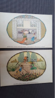 2 Cartes Style Art Nouveau  , Munk Wien - Autres & Non Classés