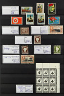 LARGE HOLDING OF BETTER SETS AND ITEMS. A Powerful Accumulation Of Sets, High / Top Values, Stamps With Varieties, Proof - Sonstige & Ohne Zuordnung