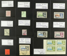 STOCK OF BETTER COMMONWEALTH & WORLD Stamps, Sets, Top / High Values, Varieties, Proofs And Other Items, All On Stock Ca - Andere & Zonder Classificatie