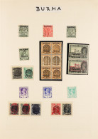 COMMONWEALTH - BRITISH ASIA Mostly Used Stamps To The 1970's On Various SG 'Imperial' Album Pages With Additional Pages  - Otros & Sin Clasificación