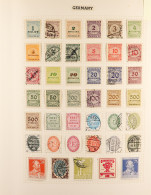 GERMANY TO GRENADA WORLD WIDE COLLECTION Of Mint And Used Stamps In An Album Includes German States & Occupations, Gambi - Altri & Non Classificati