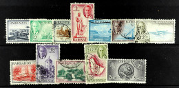 COMMONWEALTH Used Sets & Items On Stockcards, Note Barbados 1950 Set, Br. P.A.'s In Eastern Arabia 1950 Set, New Zealand - Sonstige & Ohne Zuordnung