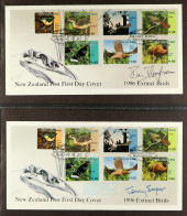 BIRDS - SIGNED COVERS COLLECTION Of 48 Illustrated 1990 - 1996 First Day Covers From A Wide Range Of Countries Barbados  - Other & Unclassified