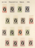 WORLD COLLECTIONS IN 10 ALBUMS. Chiefly QEII Commonwealth But Also Earlier. Many 100s Of Stamps. - Autres & Non Classés