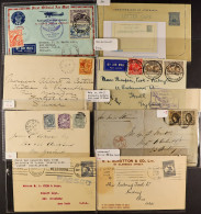 1850's - 1953 COVERS, INCL STATES Group Of 15 Selected Items, Note New Sth Wales 1857, Queensland 1897 2d Blue With Crac - Sonstige & Ohne Zuordnung