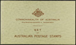 1934 'COMMONWEALTH OF AUSTRALIA / POSTMASTER-GENERALS DEPARTMENT / SET OF AUSTRALIA POSTAGE STAMPS' Special Folder (185  - Otros & Sin Clasificación