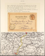 TRAVELLING POST OFFICES COLLECTION 1870's-1930's Of Covers And Cards, Written-up On Pages For The Various Routes. (45 It - Sonstige & Ohne Zuordnung