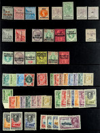 1885 - 1935 MINT On Stock Page, Note Incl 1888 6d On 6d SG 26, Protectorate 1888 2d On 2d, Etc (56 Stamps) - Sonstige & Ohne Zuordnung