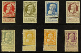 1905-08 Complete Set With Both 1f Shades, COB 74/80 (SG 99/105), Never Hinged Mint. Cat. â‚¬2910 (8 Stamps) - Other & Unclassified