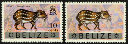 1973 10c Gibnut, Black Value Etc Omitted, SG 353a, Never Hinged Mint, Cat. Â£400 - Belice (1973-...)