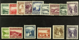 NEWFOUNDLAND - 1923 Pictorials Set Including Both 10c Shades, SG 149/162+157a, Fine Mint, Cat Â£226 (15 Stamps) - Autres & Non Classés