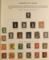 1859 - 1971 COLLECTION Of Mint And Used Stamps In An Album, Incl. 1868-90 3c, 6c, 12Â½c & 15c Large Queens, 1870-97 Smal - Autres & Non Classés