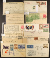 COVERS Group Of 18 Selected Items From 1862 To 1942 Incl A Few Newfoundland, Hotel & Other Illustrated, 1936 Canada To U - Otros & Sin Clasificación