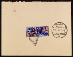 1935 (15 My) Env To Scotland With Br. Forces 1p Ultramarine Letter Seal Opt'd 'Jubilee Commemoration 1935' (SG A10) Tied - Sonstige & Ohne Zuordnung