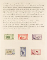 1952 Pictorial Issue, With The Set Mint, Plus Plus Imprint Or Plate Blocks To 2s.6d (the 4d Showing The Broken Frame), A - Falkland