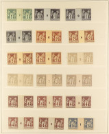 1890's - 1920's MILLESIME PAIRS POWERFUL COLLECTION Of Mint / Never Hinged Mint Definitive, Commemorative, Precancels (p - Altri & Non Classificati