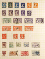 1900 - 1960 FINE USED COLLECTION Includes War Orphan 2nd Set, 1925 5Fr CarmineÂ from The Miniature Sheet, Public Debt Re - Autres & Non Classés
