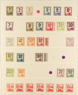 COLIS POSTAL ET AUTRES RAILWAY STAMPS 1944 - 1960 COLLECTION Of Never Hinged Mint Stamps Of 41 Stamps On 2 Safe Hingeles - Other & Unclassified