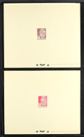 ALGERIA 1942-45 Coat Of Arms (Paris Ptg, Without Imprints) Set Of EPREUVES DE LUXE As Yvert 184/195 (SG 190/201). The 3f - Sonstige & Ohne Zuordnung