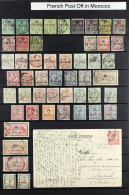 FRENCH PO's IN MOROCCO 1891 - 1960 USED COLLECTION In An Album, Comprehensive Including Many Sets, Chiefly Very Fine. St - Other & Unclassified