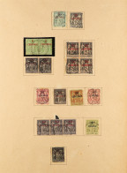 MOROCCO 1891 - 1940's USED COLLECTION On Pages Incl Some Pairs & Blocks 4 (approx 400 Stamps) - Sonstige & Ohne Zuordnung