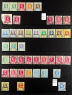 1902 - 1909 COLLECTION Of Mint & Used Stamps On Black Protective Pages (approx 60 Stamps) - Gambia (...-1964)