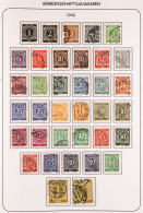 AMERICAN, BRITISH & SOVIET ZONES 1946 - 1948 Chiefly Used Collection Plus Some Never Hinged Mint, On Pages. Stc â‚¬1753  - Sonstige & Ohne Zuordnung