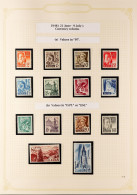 FRENCH ZONE 1947 - 1949 COLLECTION Of Never Hinged Mint Sets & Miniature Sheets. Stc Michel â‚¬1375 (approx 100 Stamps,  - Sonstige & Ohne Zuordnung