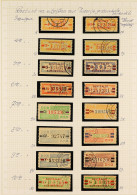 OFFICIALS CENTRAL COURIER SERVICE 1956-1963 Very Fine Used Collection On Pages, Not Often Seen. Cat â‚¬630+ (69 Stamps) - Otros & Sin Clasificación