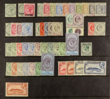 1886 - 1933 Range Of Mint Stamps On Stock Page, Stc Â£781 (50 Stamps) - Gibraltar