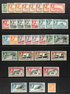 1938-51 Definitives Complete Set With All Perfs & Shades (excuding 2d, SG 124ab), SG 121/31, Mint With Gum Thin On 6d Pe - Gibraltar