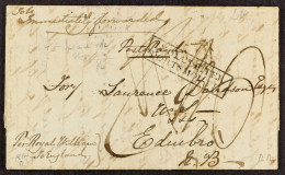 1835 RARE OUT STATION SHIP LETTER MADRAS (11th October) A Letter From Bangalore Carried By A Ship The â€˜Royal Williamâ€ - Sonstige & Ohne Zuordnung