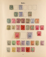 NABHA 1885 - 1936 MINT COLLECTION On SG 'Imperial' Album Pages, Chiefly Fine, Cat Â£1500+ (100+ Stamps) - Autres & Non Classés