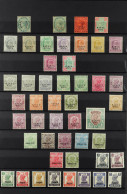 NABHA 1903 - 1909 MINT COLLECTION On Double-sided Protective Page, Note QV Opt's To 1r, KEVII To 1r, 1913-23 Set To 1r W - Sonstige & Ohne Zuordnung