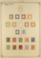 1862 - 1923 COLLECTION Of Mint & Used On Pages, Note 1862 Perf Set Mostly Mint, Plus Unissued Imperf Values To 80c, 1863 - Ohne Zuordnung