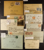 COVERS Group Of 18 Selected Items From Pre-stamp To 1944, Includes Lombardy-Venetia, Military From Constantinople, 1923  - Ohne Zuordnung