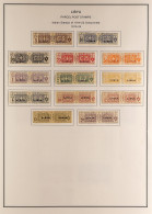 LIBYA 1915 - 1942 'BACK OF THE BOOK' MINT COLLECTION Includes The Express 1915-23 Complete Set (Sass 1/8), 1927-33 Compl - Andere & Zonder Classificatie