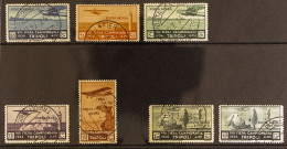 LIBYA 1934 Air Post Complete Set Incl. Express Issues, Sassone S.49 (SG 190/94 & E195/96), Fine Used. Cat â‚¬1650 (7 Sta - Sonstige & Ohne Zuordnung