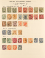 OLD MINT & USED COLLECTION Of 1874 To 1930's Stamps On Pages, PO's In Turkey General Issues To 2L, 1881-83 To 2L, Consta - Sonstige & Ohne Zuordnung