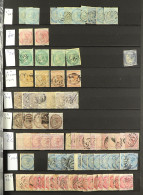 1860 - 1952 ACCUMULATION IN STOCK BOOK Of Mint & Used Stamps From The 1860-70 All Values To 1s (5 Examples), 1870-83 All - Jamaica (...-1961)