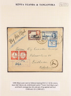 1920 - 1952 COVERS COLLECTION Written Up In An Album, Much Interesting Material (36 Covers/cards) - Vide