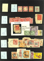 CANCELLATIONS COLLECTION Of 1890's To Early 1960's Stamps Selected For Readable Postmarks Arranged By Post Office In Thr - Vide