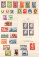 1917 - 1956 NEVER HINGED MINT COLLECTION On A Double-sided Protective Page, Note 1917-18 Set, 1925 Birthday Set, 1929 Ac - Other & Unclassified