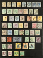 1867 - 1933 COLLECTION Of Mint & Used Stamps Incl. 1867-72 Most Values To 96c Used; 1879 5c On 8c Orange Mint; 1880-81 S - Straits Settlements