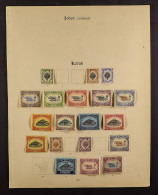 KEDAH 1912 - 1922 MINT COLLECTION On Old SG 'Imperial' Album Pages, Stc Â£800+ (47 Stamps) - Autres & Non Classés
