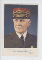 Maréchal Philippe Pétain "la Patince Est Aujourd'hui.....courage" 1939-1945 - Hommes Politiques & Militaires