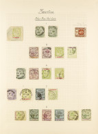 CANCELLATIONS COLLECTION Of QV - QEII Stamps & Covers Arranged By Many Different Post Offices In An Album (350+ Stamps,  - Mauritius (...-1967)